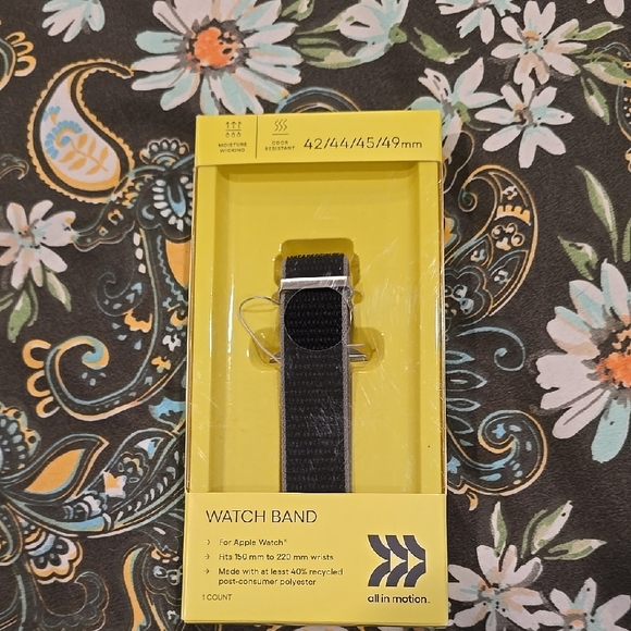 all in motion Other - ❤️10/$16 All in Motion Black Watch Band for Apple Watch